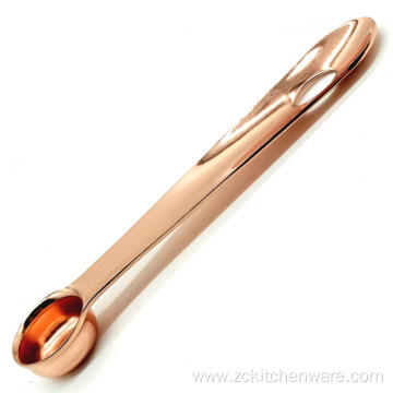 Copper-plated Stainless Steel Measuring Spoons Set Of 4